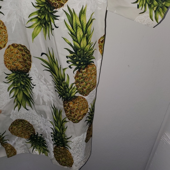 Authentic Hawaiian Shirt Paradise Found  "Maui Pineapple"   NWOT  - Size 2X - Picture 6 of 15